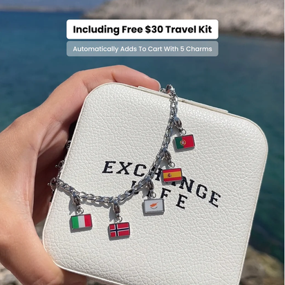 Exchange Life Flag & Map Charms
