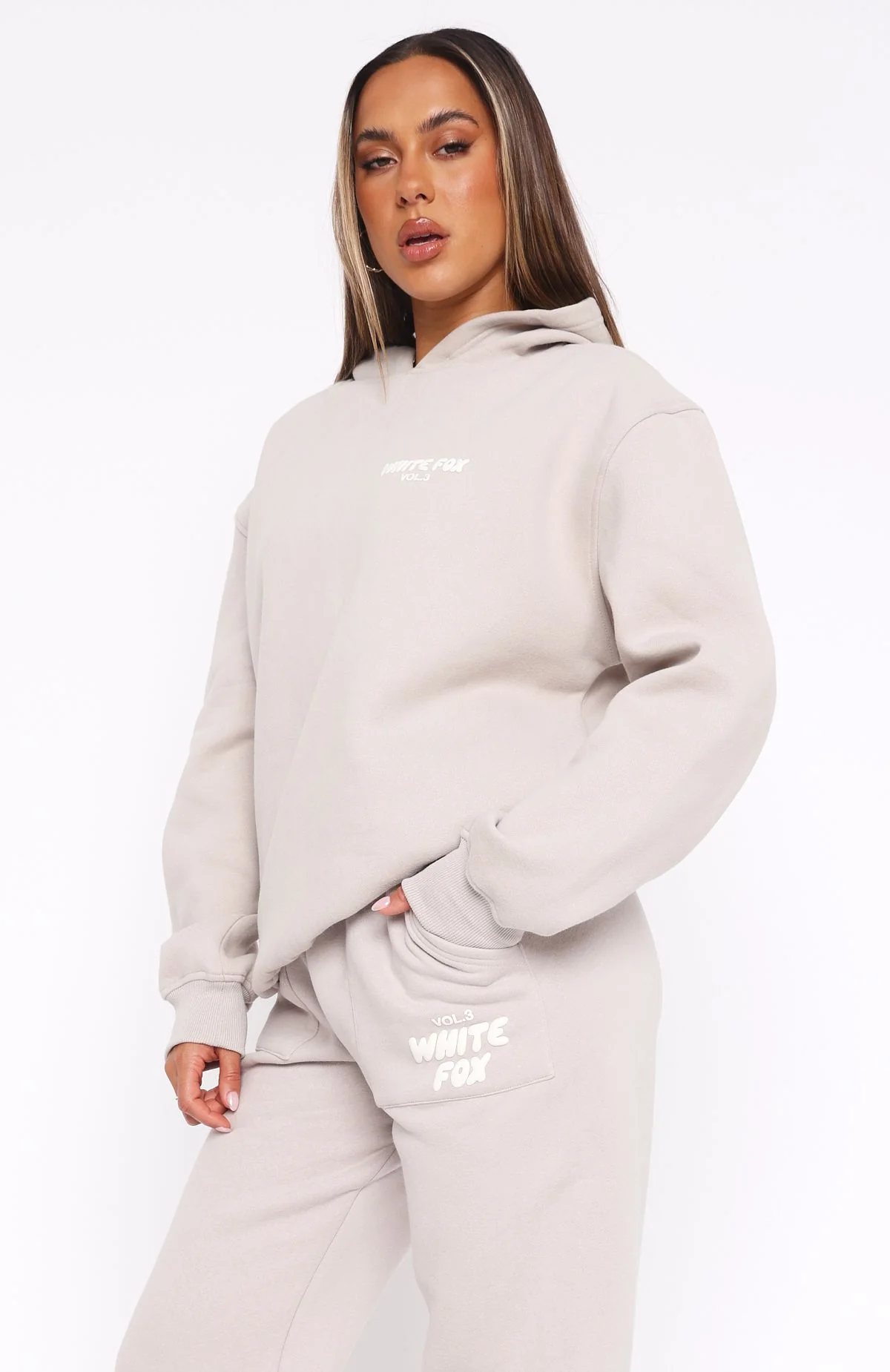 White Fox Set | Autumn Pants & Hoodie