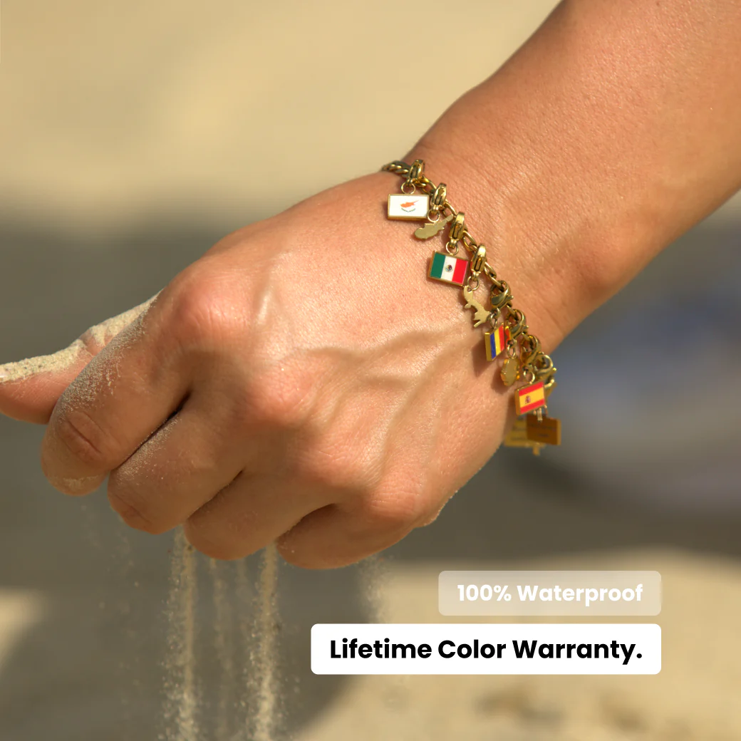 Exchange Life Flag & Map Charms